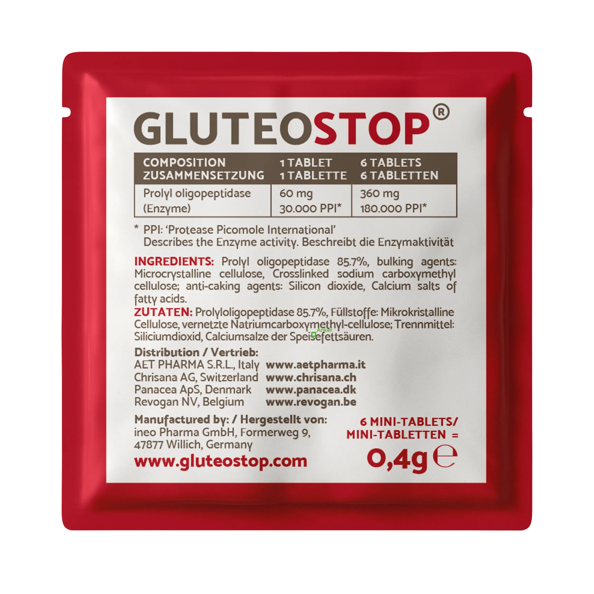 GluteoStop® Produktprobe