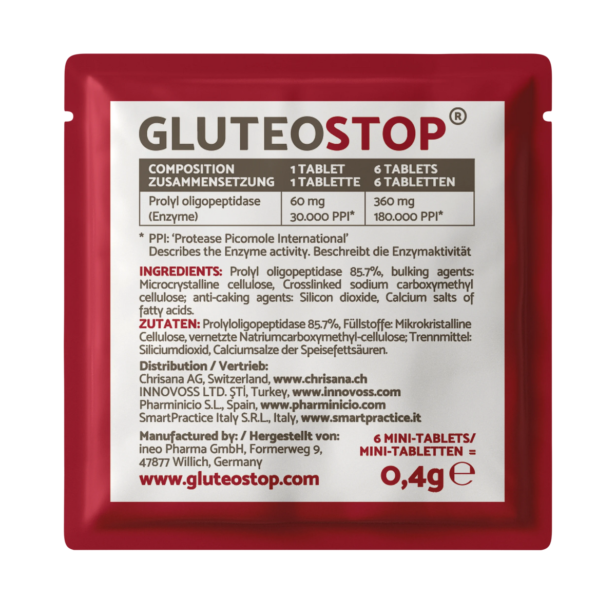 GluteoStop® Produktprobe