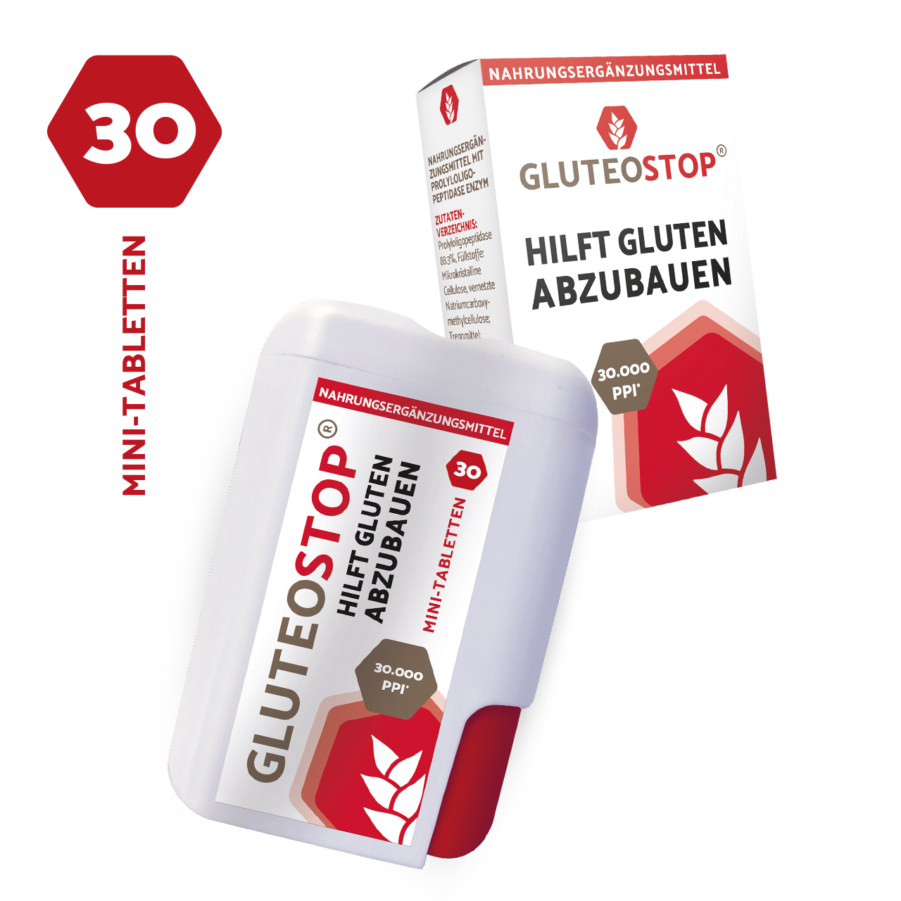 GluteoStop® 30 Mini-Tabletten