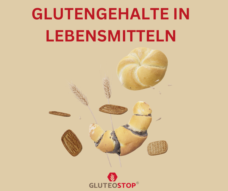 Glutengehalte in Lebensmitteln