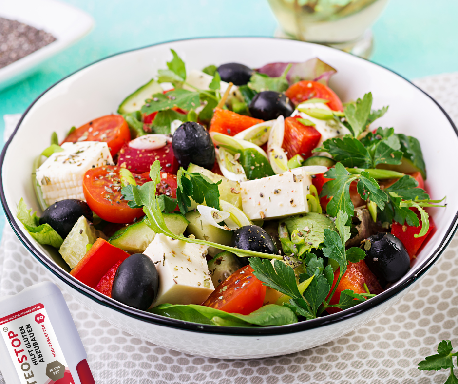 GLUTENFREIER GRIECHISCHER SALAT