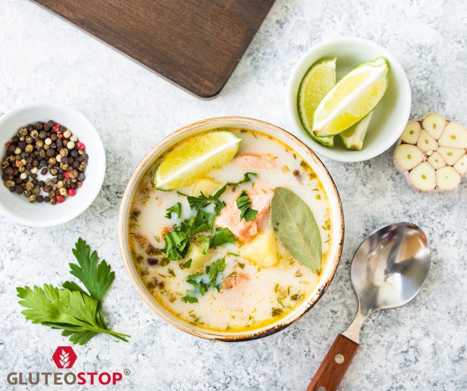 GLUTENFREIE FINNISCHE LACHSSUPPE