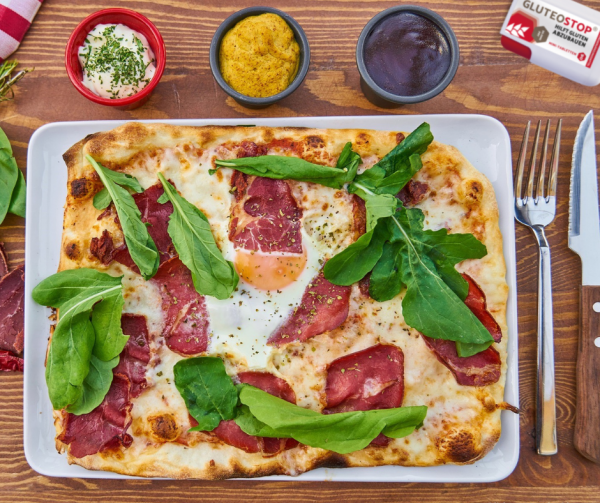 GLUTENFREIE MIKROWELLEN-PIZZA