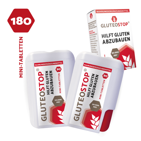 DOUBLE PACK GluteoStop® 90 Mini tablets